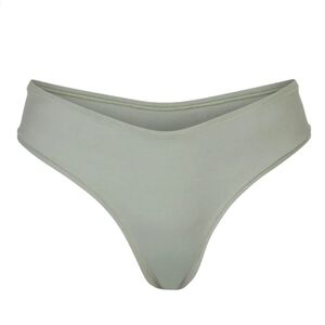 SKIMS Cotton Jersey Dipped Thong - Mineral